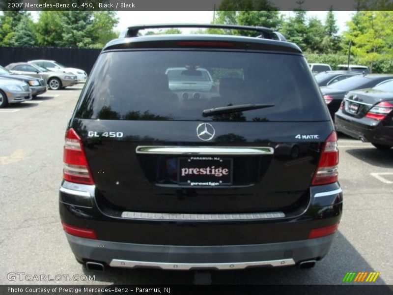 Black / Black 2007 Mercedes-Benz GL 450