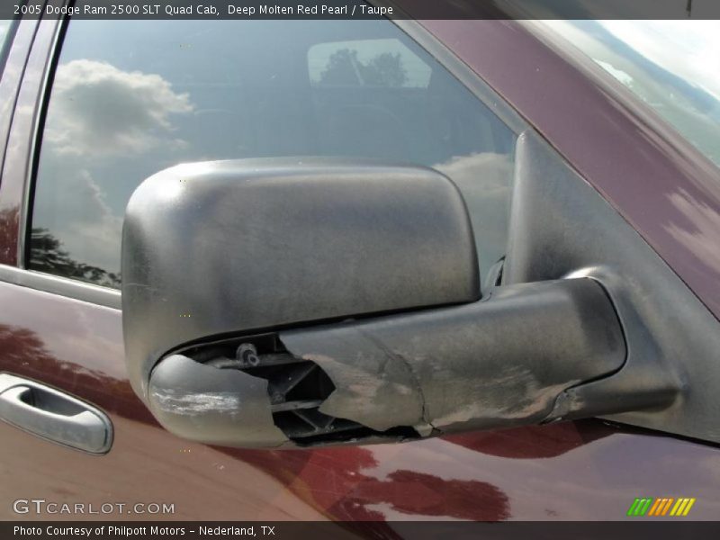 Deep Molten Red Pearl / Taupe 2005 Dodge Ram 2500 SLT Quad Cab
