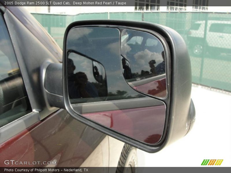 Deep Molten Red Pearl / Taupe 2005 Dodge Ram 2500 SLT Quad Cab