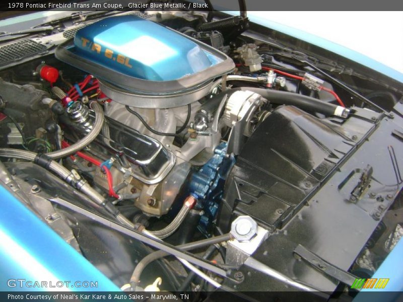  1978 Firebird Trans Am Coupe Engine - 6.6 Liter OHV 16-Valve V8