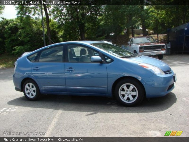 Seaside Pearl / Brown/Ivory 2004 Toyota Prius Hybrid