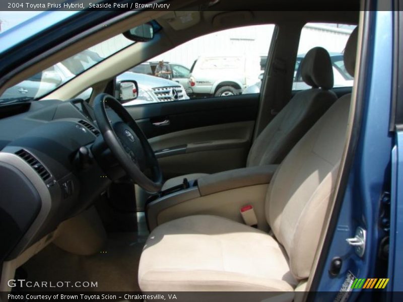 Seaside Pearl / Brown/Ivory 2004 Toyota Prius Hybrid