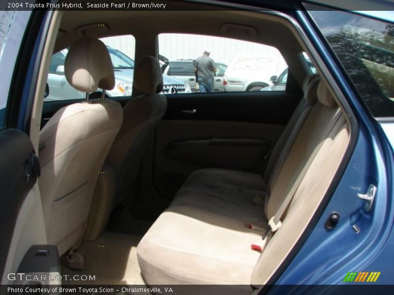 Seaside Pearl / Brown/Ivory 2004 Toyota Prius Hybrid