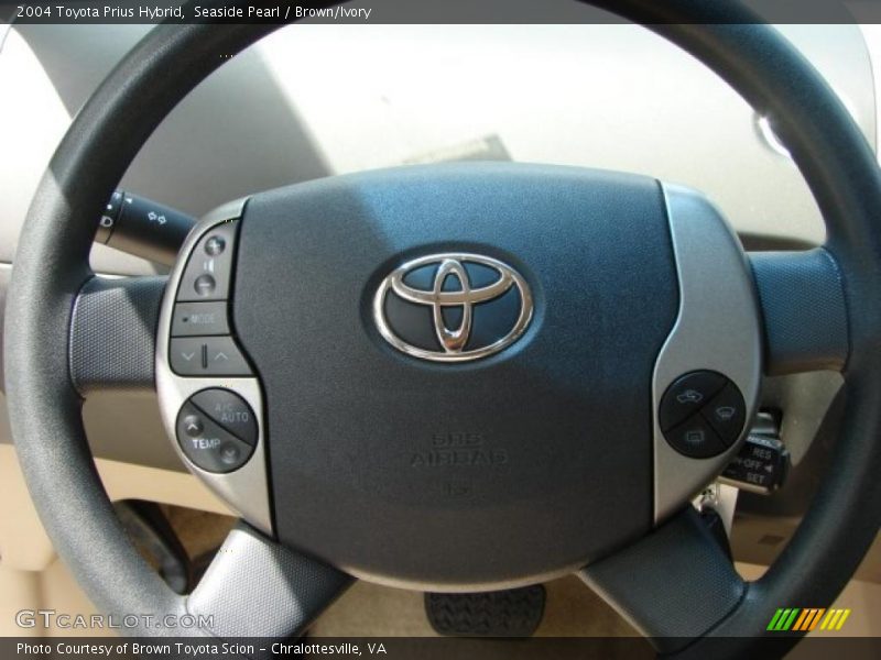 Seaside Pearl / Brown/Ivory 2004 Toyota Prius Hybrid