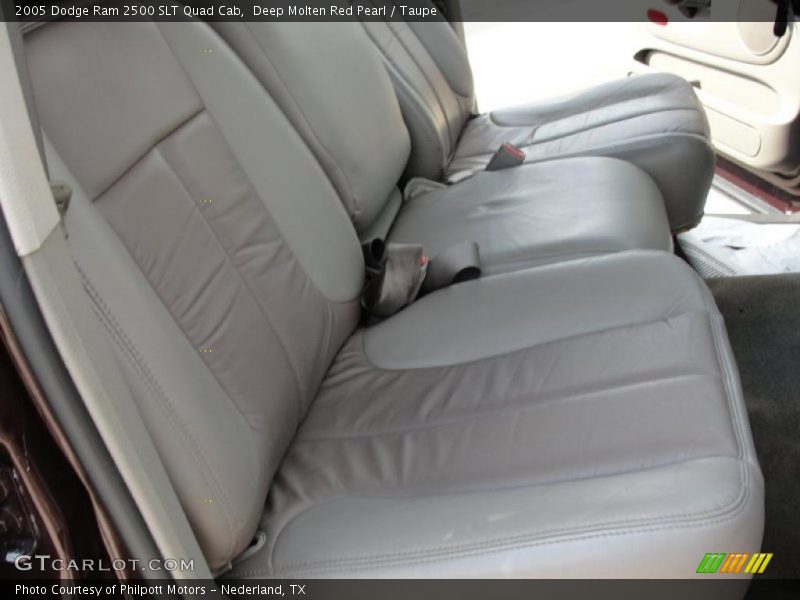 Deep Molten Red Pearl / Taupe 2005 Dodge Ram 2500 SLT Quad Cab