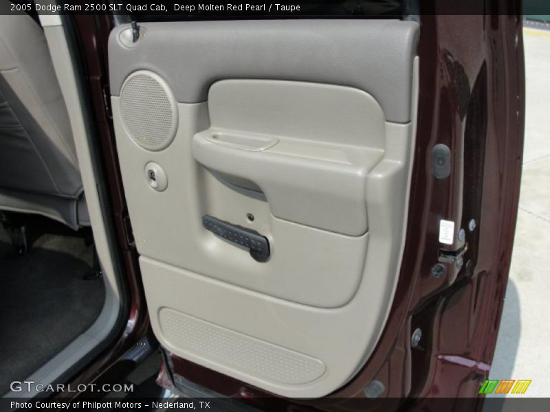 Deep Molten Red Pearl / Taupe 2005 Dodge Ram 2500 SLT Quad Cab
