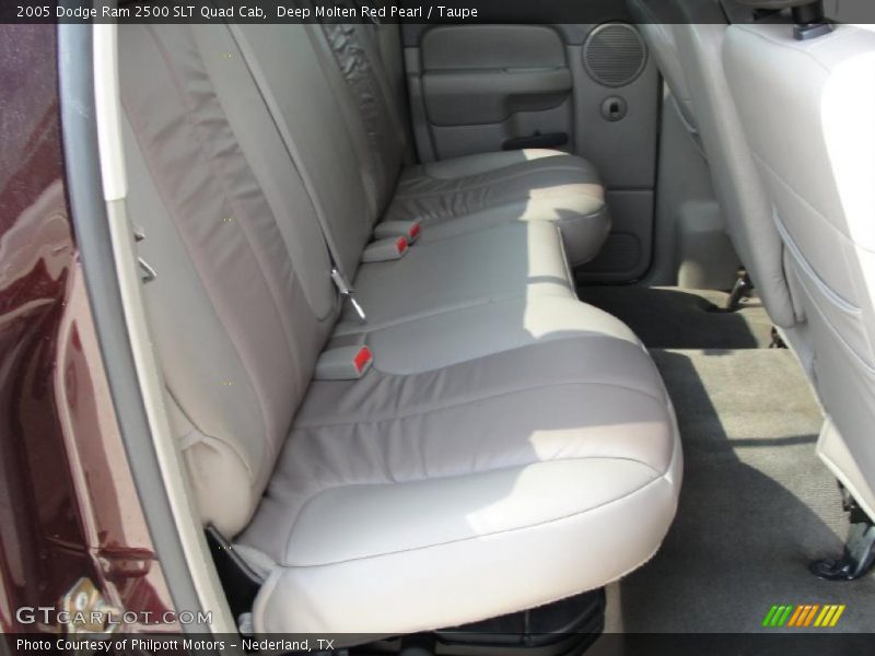 Deep Molten Red Pearl / Taupe 2005 Dodge Ram 2500 SLT Quad Cab