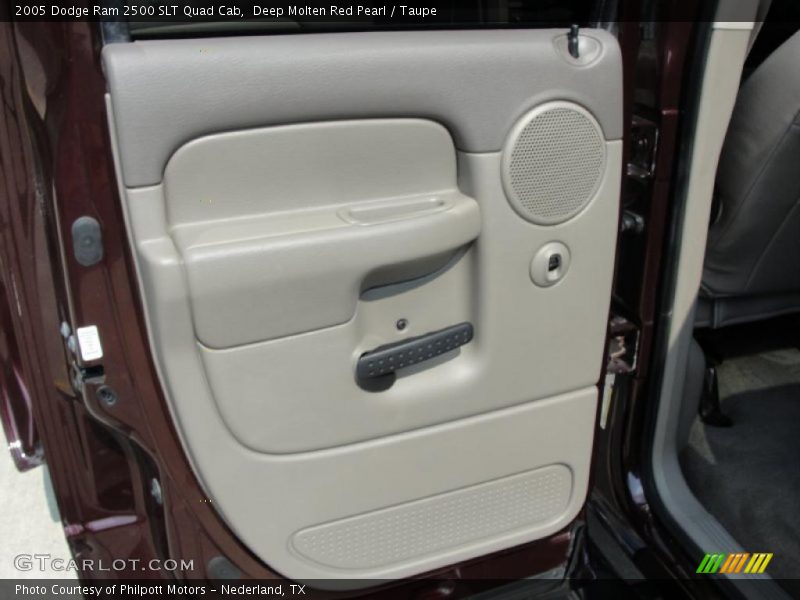 Deep Molten Red Pearl / Taupe 2005 Dodge Ram 2500 SLT Quad Cab