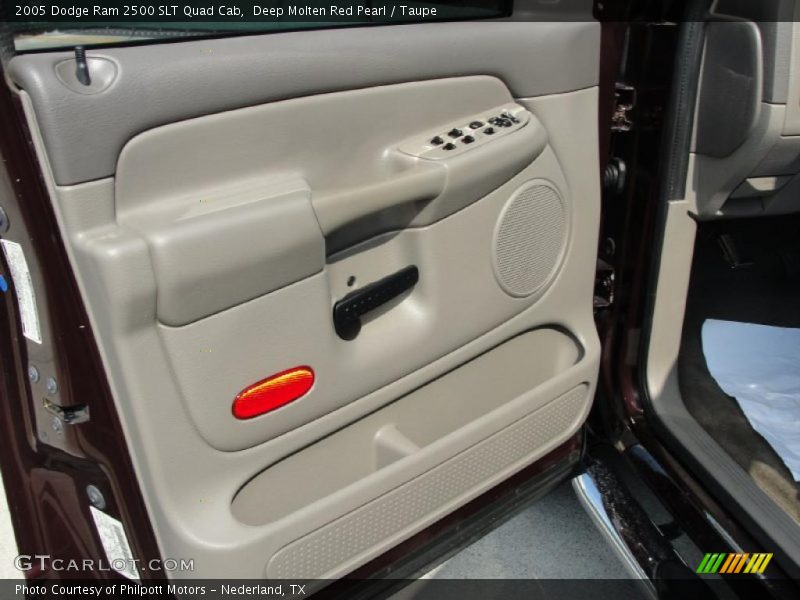 Deep Molten Red Pearl / Taupe 2005 Dodge Ram 2500 SLT Quad Cab