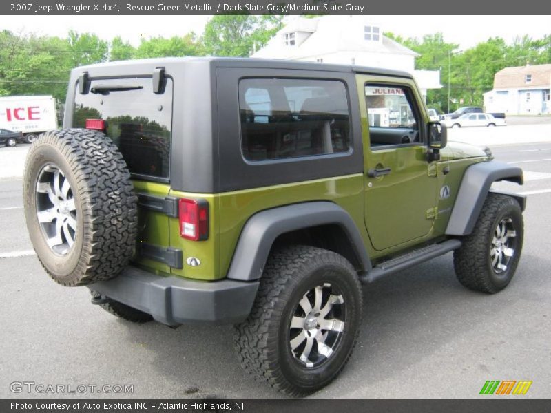 Rescue Green Metallic / Dark Slate Gray/Medium Slate Gray 2007 Jeep Wrangler X 4x4