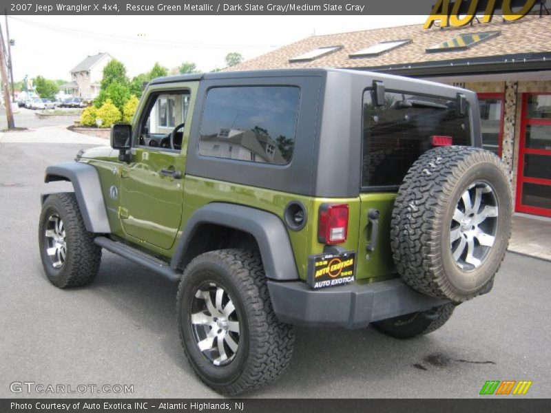 Rescue Green Metallic / Dark Slate Gray/Medium Slate Gray 2007 Jeep Wrangler X 4x4