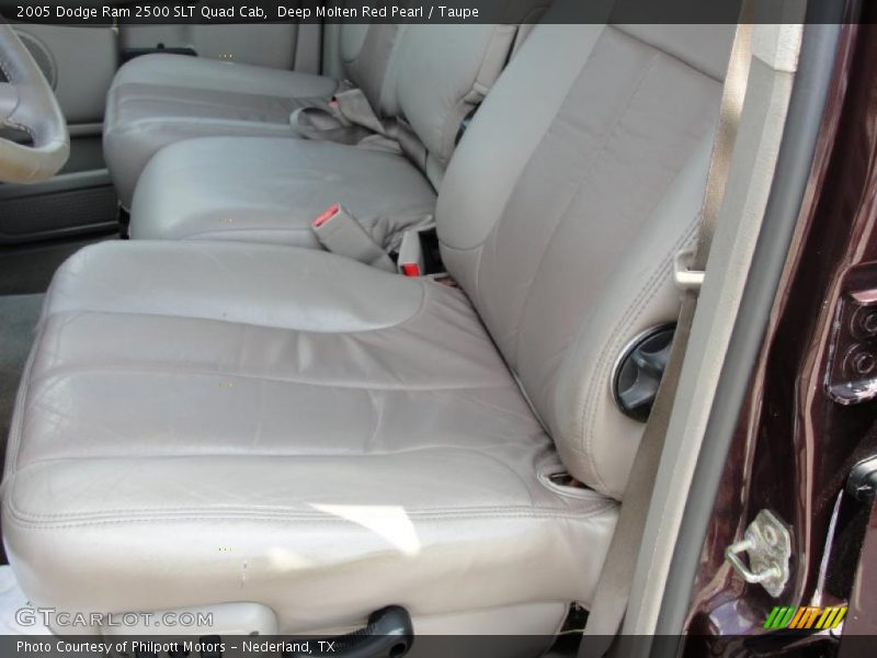 Deep Molten Red Pearl / Taupe 2005 Dodge Ram 2500 SLT Quad Cab