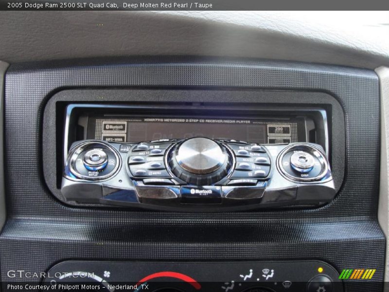 Deep Molten Red Pearl / Taupe 2005 Dodge Ram 2500 SLT Quad Cab