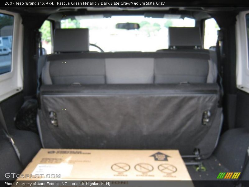 Rescue Green Metallic / Dark Slate Gray/Medium Slate Gray 2007 Jeep Wrangler X 4x4