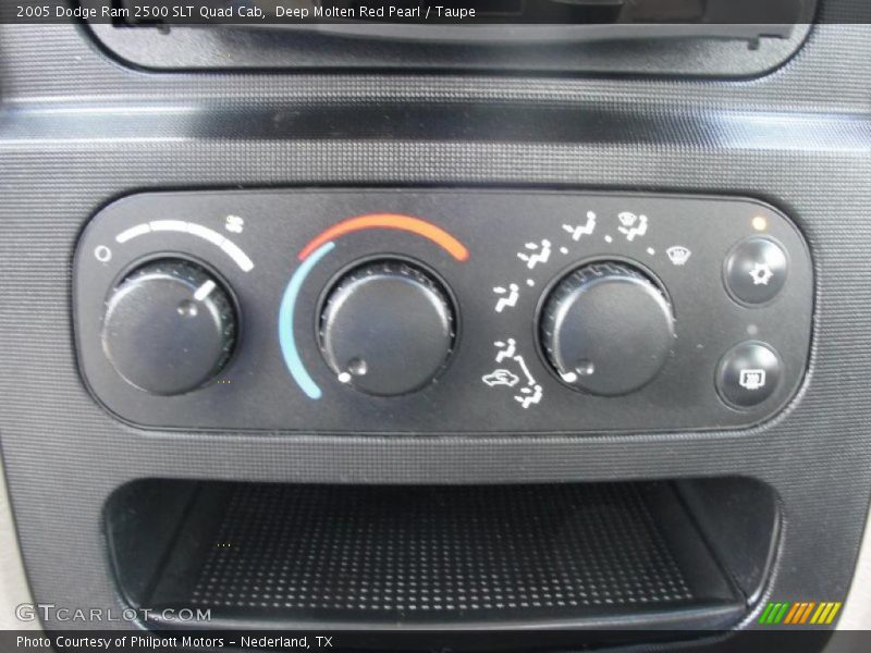 Deep Molten Red Pearl / Taupe 2005 Dodge Ram 2500 SLT Quad Cab