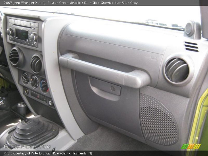 Rescue Green Metallic / Dark Slate Gray/Medium Slate Gray 2007 Jeep Wrangler X 4x4