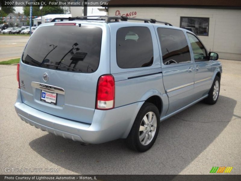Polar Blue Metallic / Medium Gray 2007 Buick Terraza CX
