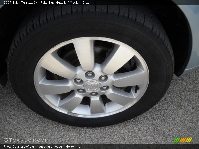 Polar Blue Metallic / Medium Gray 2007 Buick Terraza CX