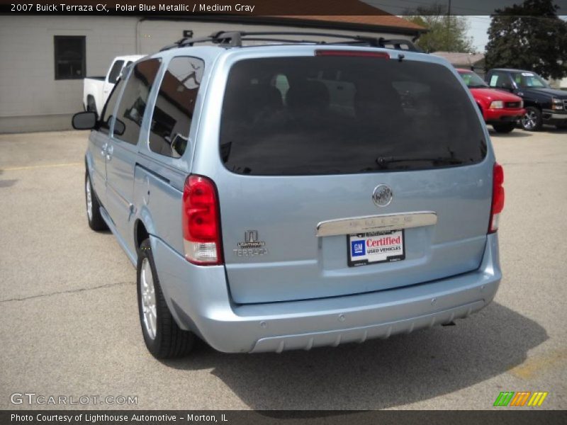 Polar Blue Metallic / Medium Gray 2007 Buick Terraza CX
