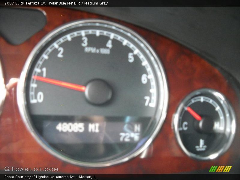 Polar Blue Metallic / Medium Gray 2007 Buick Terraza CX