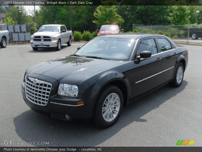 Brilliant Black / Dark Slate Gray 2009 Chrysler 300 Touring