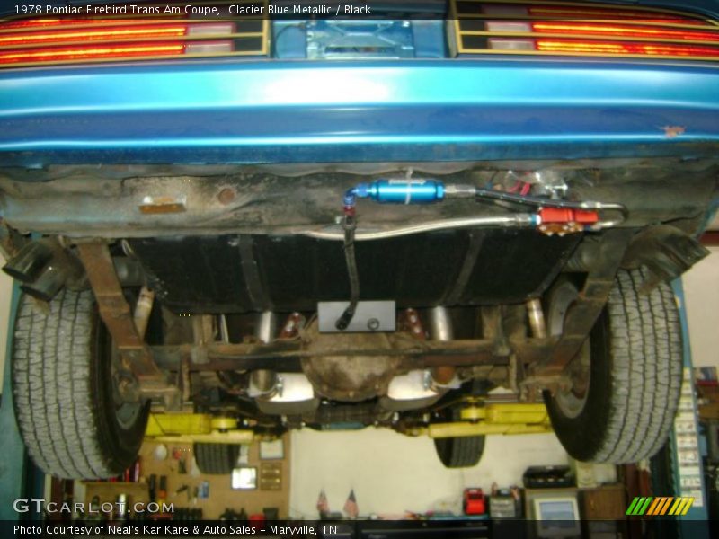 Glacier Blue Metallic / Black 1978 Pontiac Firebird Trans Am Coupe