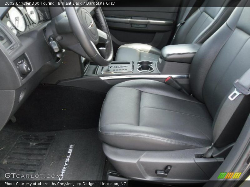 Brilliant Black / Dark Slate Gray 2009 Chrysler 300 Touring