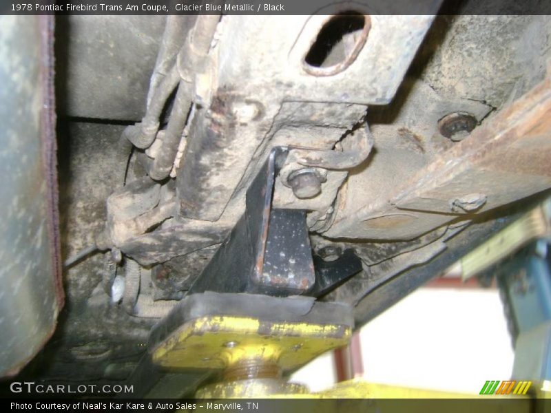 Undercarriage of 1978 Firebird Trans Am Coupe