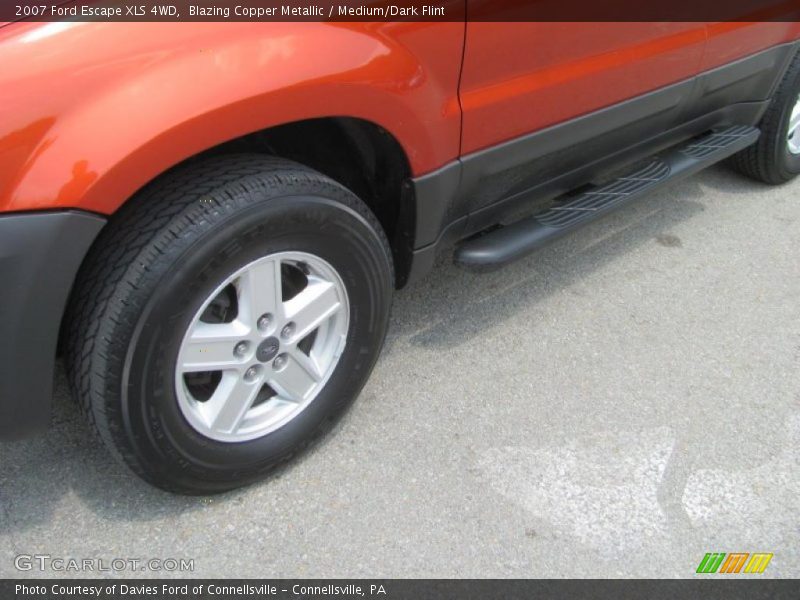 Blazing Copper Metallic / Medium/Dark Flint 2007 Ford Escape XLS 4WD