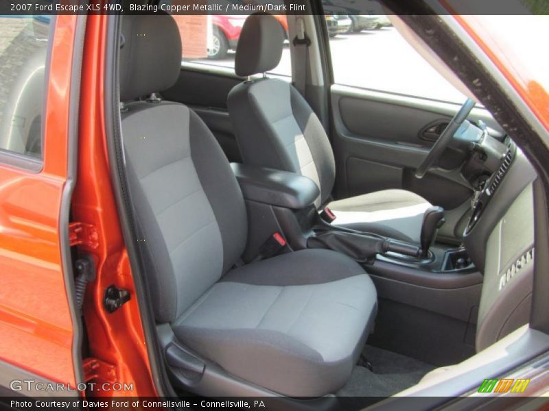 Blazing Copper Metallic / Medium/Dark Flint 2007 Ford Escape XLS 4WD