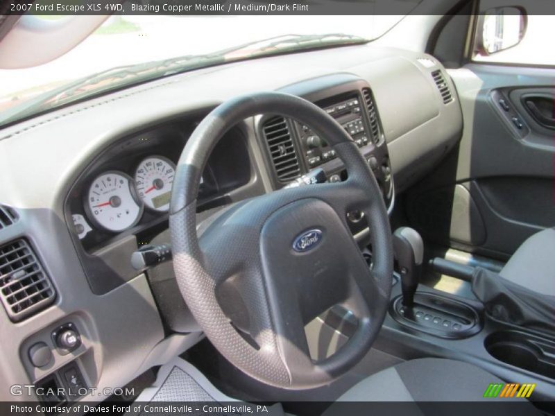 Blazing Copper Metallic / Medium/Dark Flint 2007 Ford Escape XLS 4WD