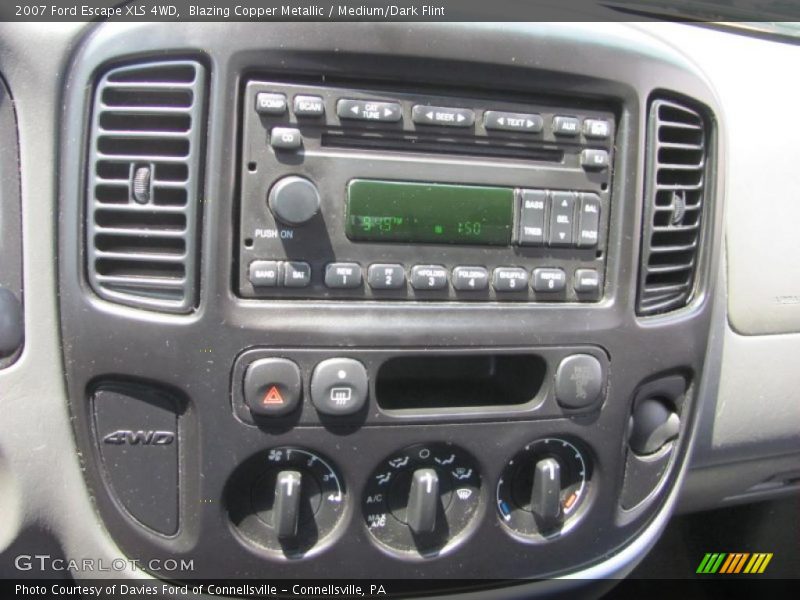 Blazing Copper Metallic / Medium/Dark Flint 2007 Ford Escape XLS 4WD