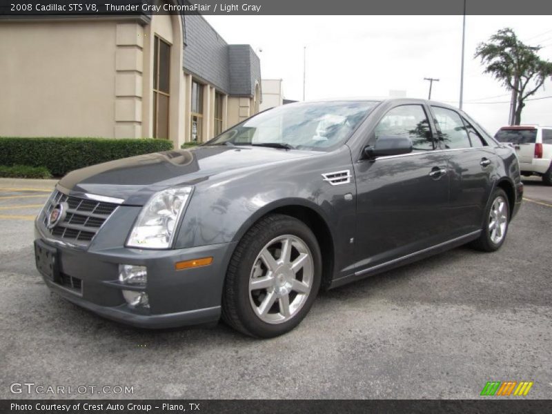 Thunder Gray ChromaFlair / Light Gray 2008 Cadillac STS V8