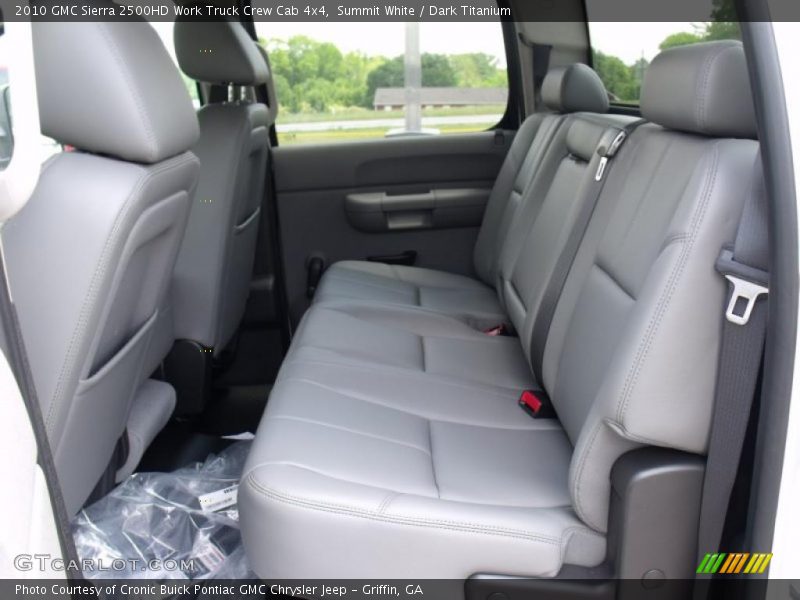 Summit White / Dark Titanium 2010 GMC Sierra 2500HD Work Truck Crew Cab 4x4
