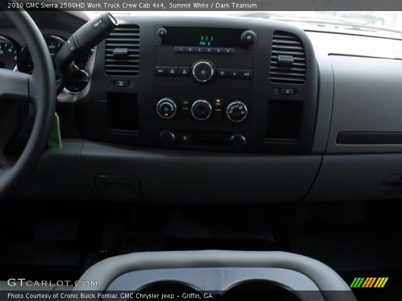 Summit White / Dark Titanium 2010 GMC Sierra 2500HD Work Truck Crew Cab 4x4