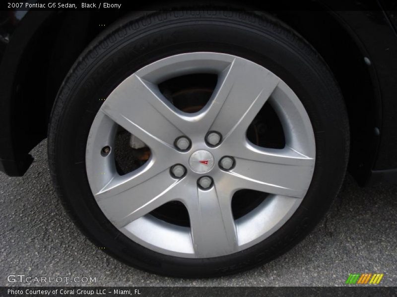 Black / Ebony 2007 Pontiac G6 Sedan