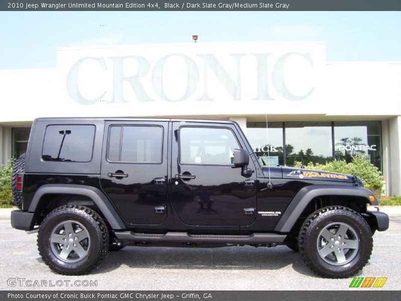 Black / Dark Slate Gray/Medium Slate Gray 2010 Jeep Wrangler Unlimited Mountain Edition 4x4