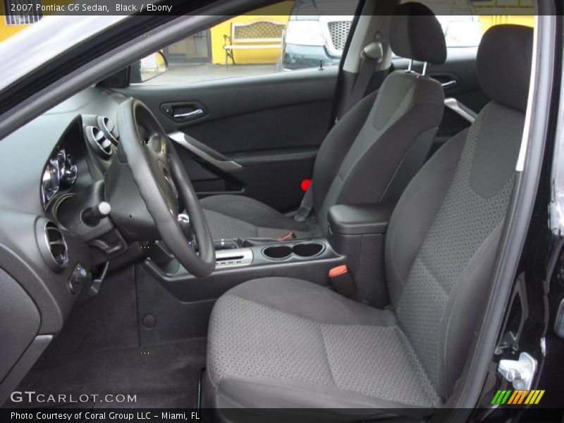Black / Ebony 2007 Pontiac G6 Sedan