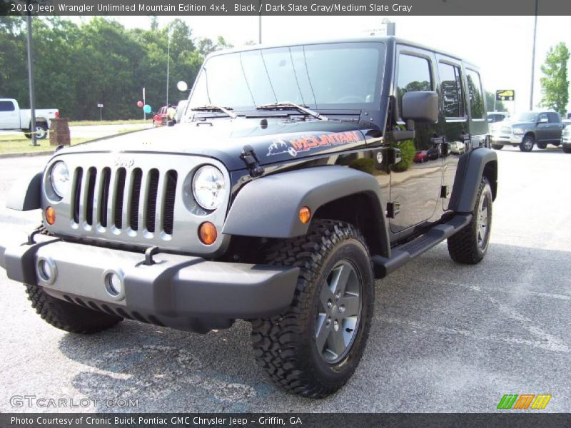 Black / Dark Slate Gray/Medium Slate Gray 2010 Jeep Wrangler Unlimited Mountain Edition 4x4