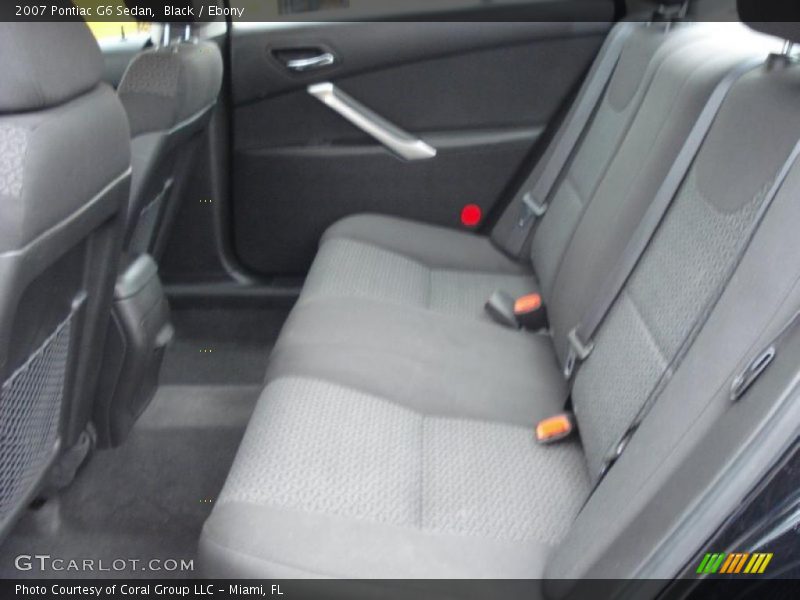 Black / Ebony 2007 Pontiac G6 Sedan