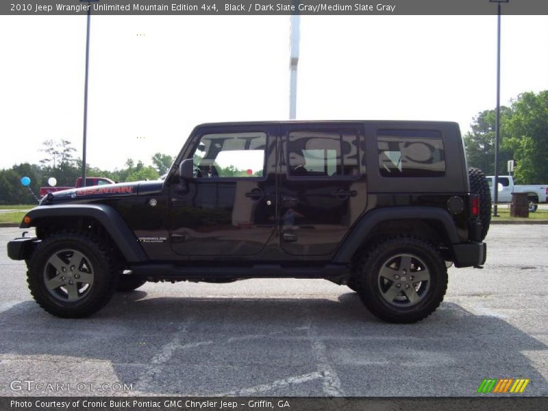 Black / Dark Slate Gray/Medium Slate Gray 2010 Jeep Wrangler Unlimited Mountain Edition 4x4