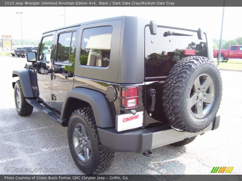 Black / Dark Slate Gray/Medium Slate Gray 2010 Jeep Wrangler Unlimited Mountain Edition 4x4