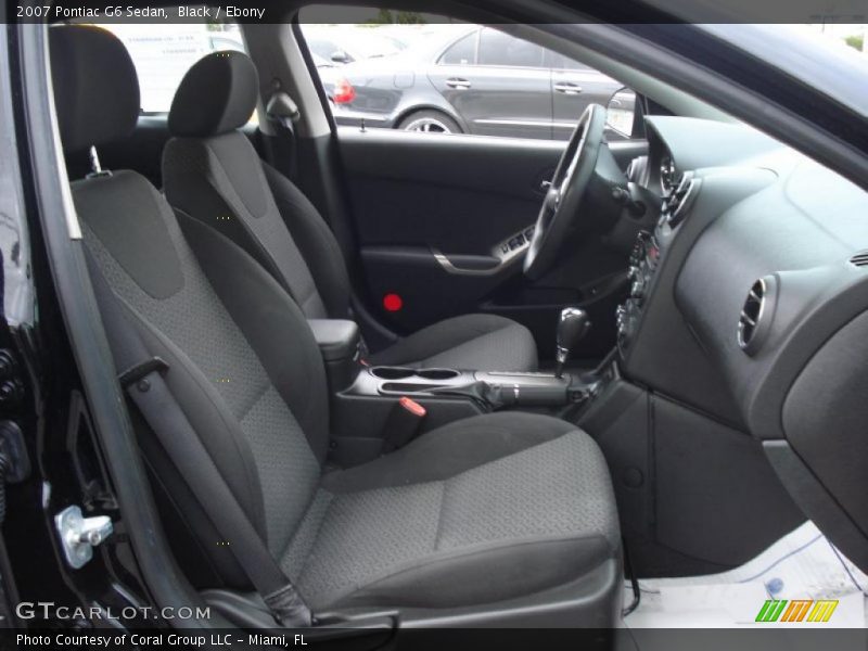 Black / Ebony 2007 Pontiac G6 Sedan