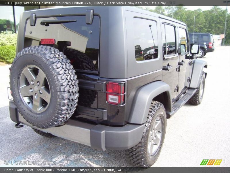 Black / Dark Slate Gray/Medium Slate Gray 2010 Jeep Wrangler Unlimited Mountain Edition 4x4