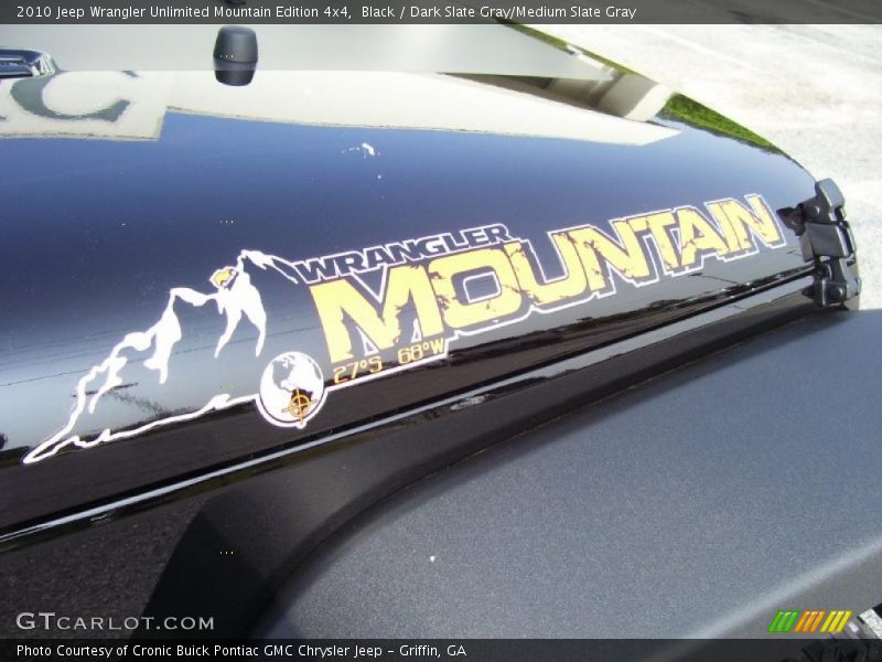 Black / Dark Slate Gray/Medium Slate Gray 2010 Jeep Wrangler Unlimited Mountain Edition 4x4