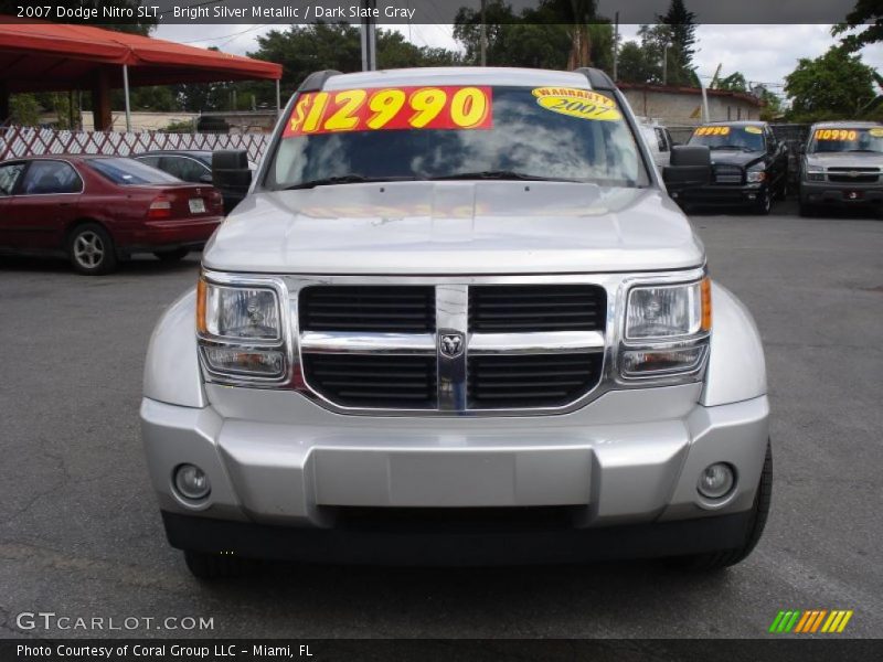 Bright Silver Metallic / Dark Slate Gray 2007 Dodge Nitro SLT