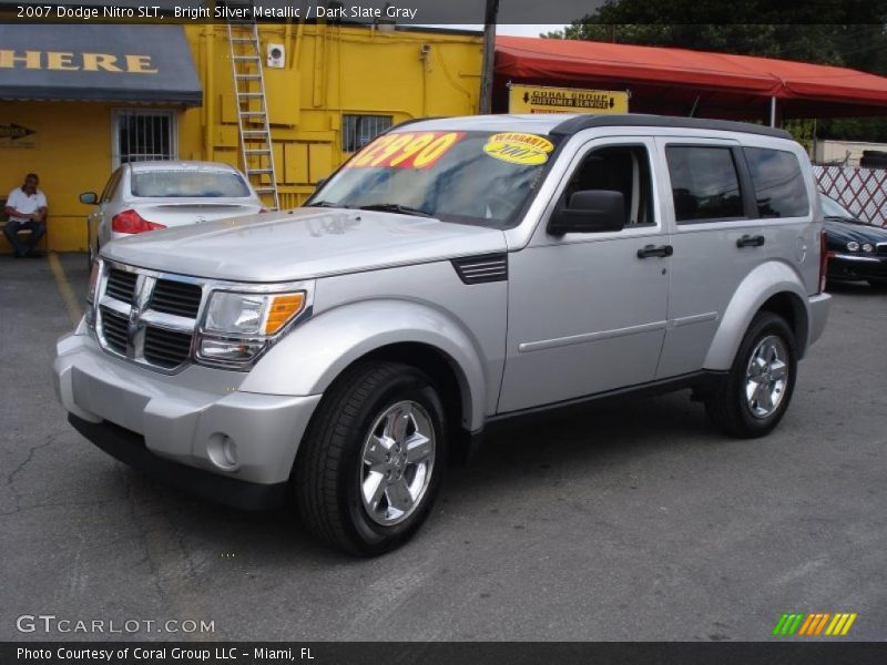 Bright Silver Metallic / Dark Slate Gray 2007 Dodge Nitro SLT
