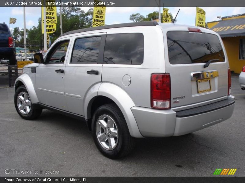 Bright Silver Metallic / Dark Slate Gray 2007 Dodge Nitro SLT