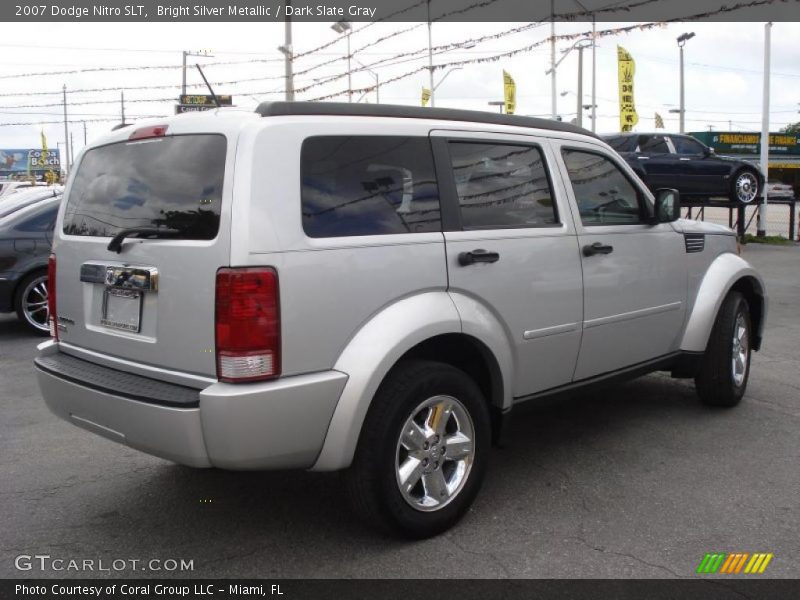 Bright Silver Metallic / Dark Slate Gray 2007 Dodge Nitro SLT