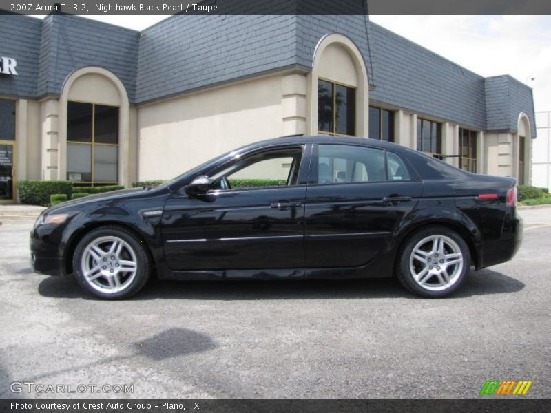 Nighthawk Black Pearl / Taupe 2007 Acura TL 3.2